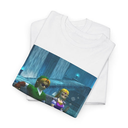 Link And Zelda Chilling In Zora's Domain