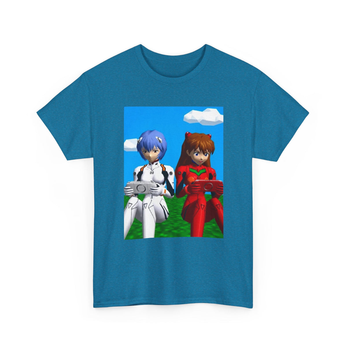 Rei And Asuka Gaming On PSPs Tee
