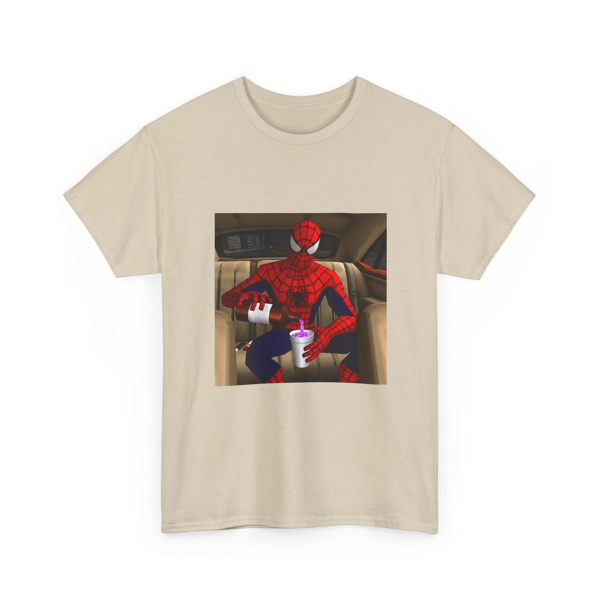 Spider-Hero Sipping Purple Drank Tee