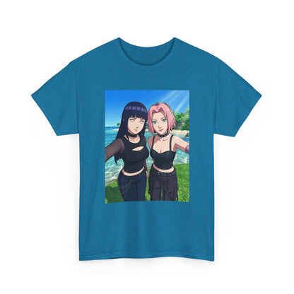 Goth Hinata and Sakura Beach Selfie