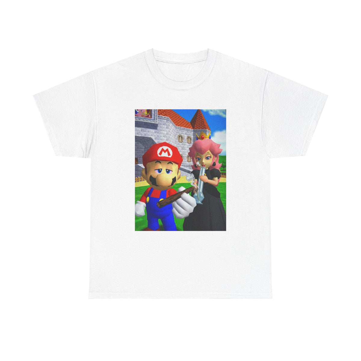 Mario And Peach Chilling At The Castle