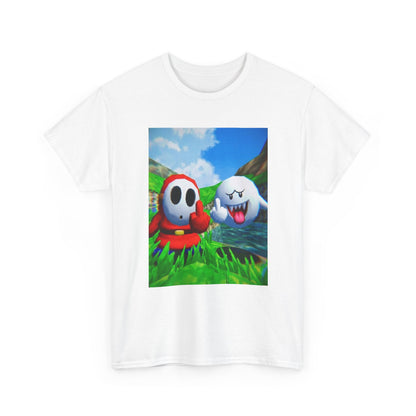 Shy Guy And Boo Flipping Off Tee