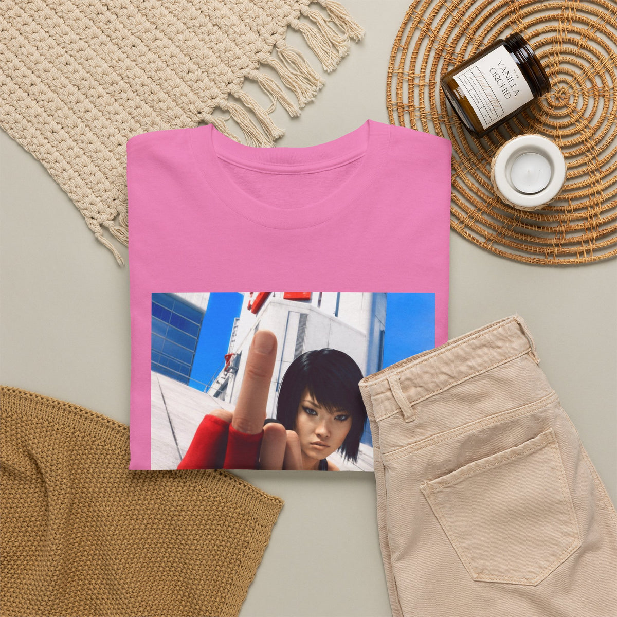 Faith Giving The Finger Tee