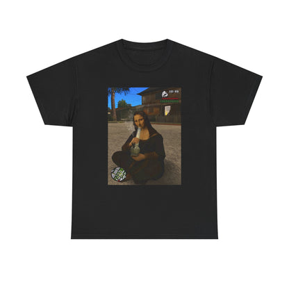 Mona Lisa Hitting The Bong Tee