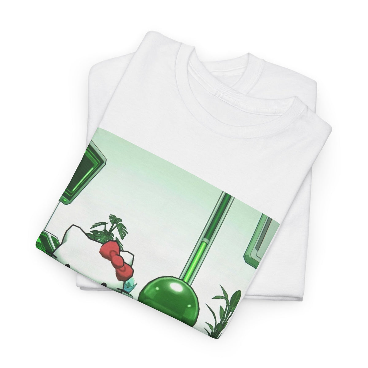 Hello Kitty And Blob Giving The Finger Tee