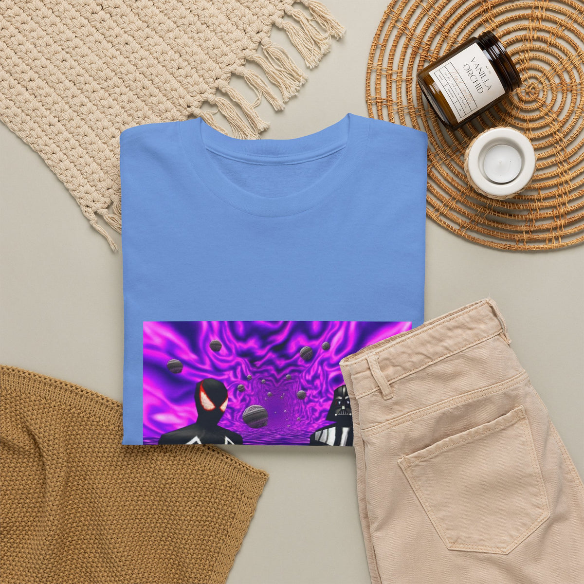 Spider-Man, Darth Vader, And Purple Drank Tee