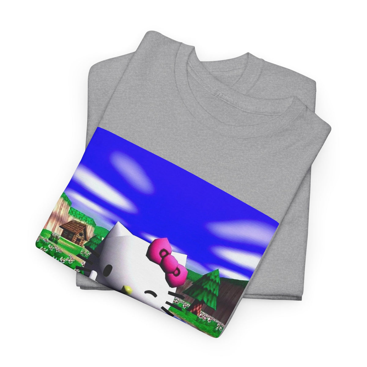 Winking Kitty Flipping The Bird Tee