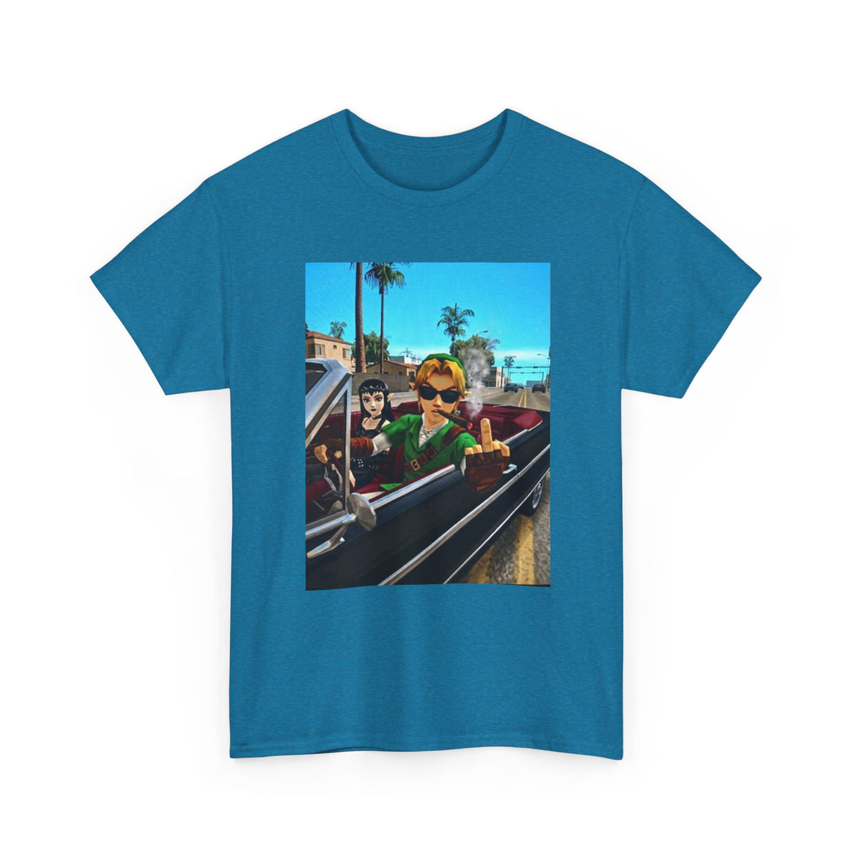 Gamer Legend Cruisin' And Flippin' The Bird Tee