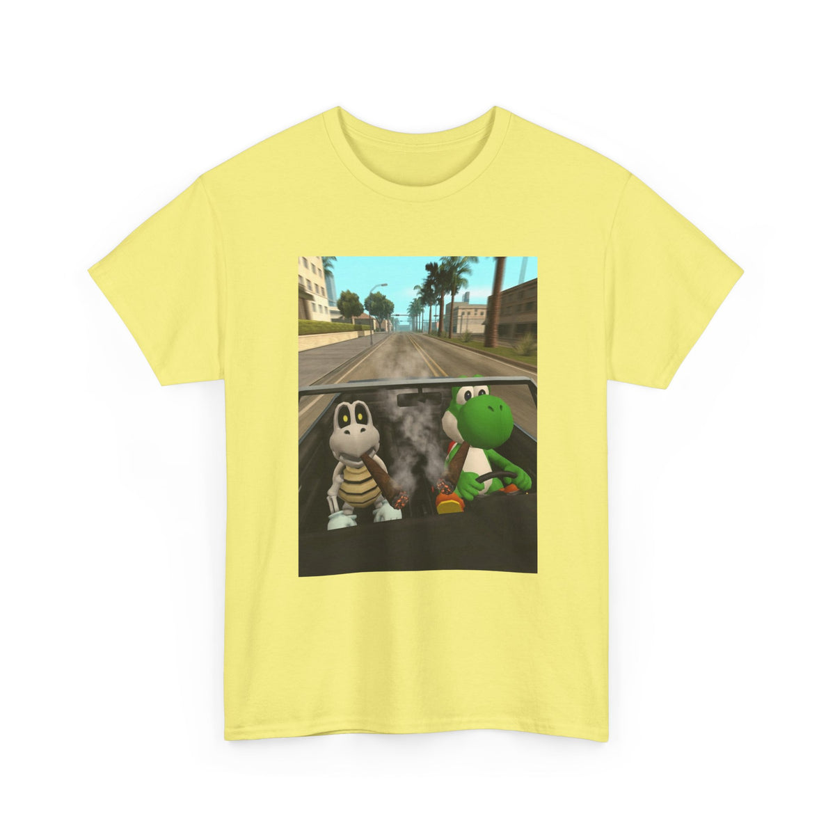Yoshi And Dry Bones Cruising And Smoking (Design 5)