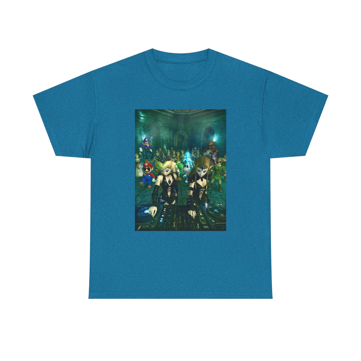 Dark Zelda DJs Gaming Party Tee