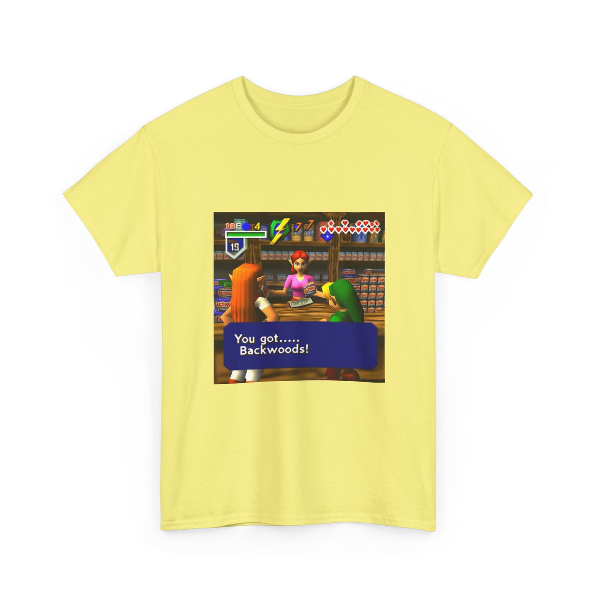 Link Buying Backwoods In Hyrule Shop Tee