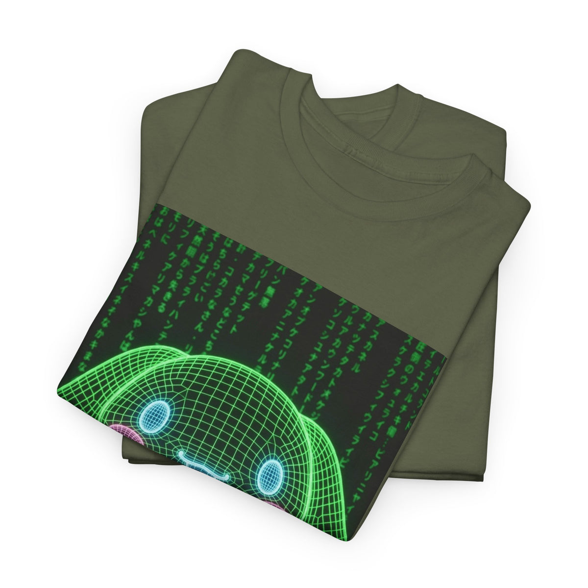 Wireframe Bunny Flips The Bird Tee