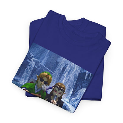 Link And Zelda Chilling In Ice Palace