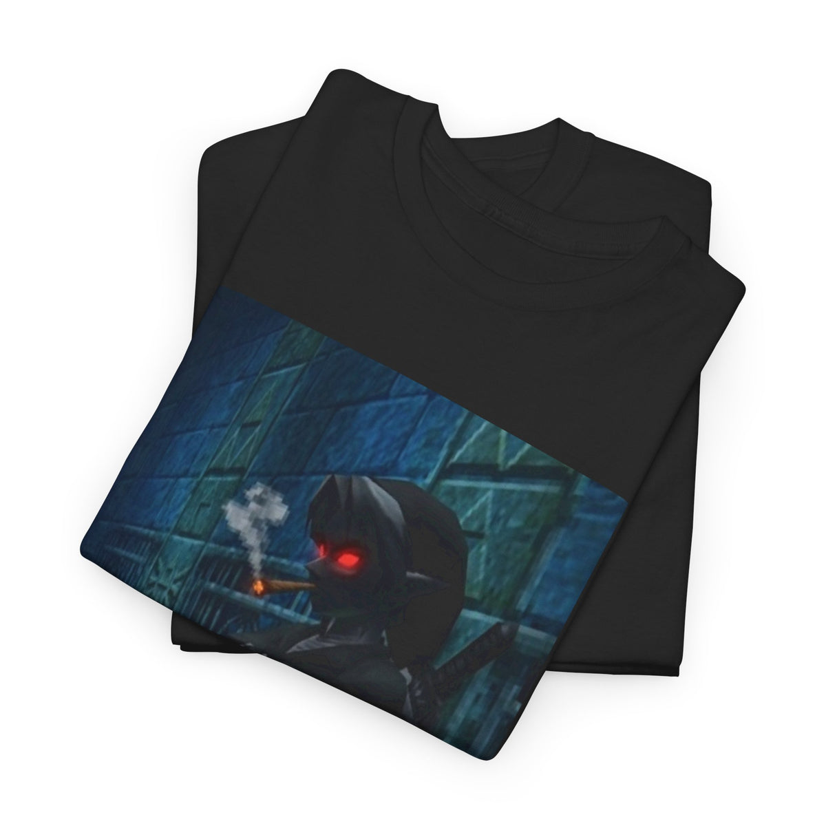 Dark Elf Smoking Blunt In Dungeon Tee