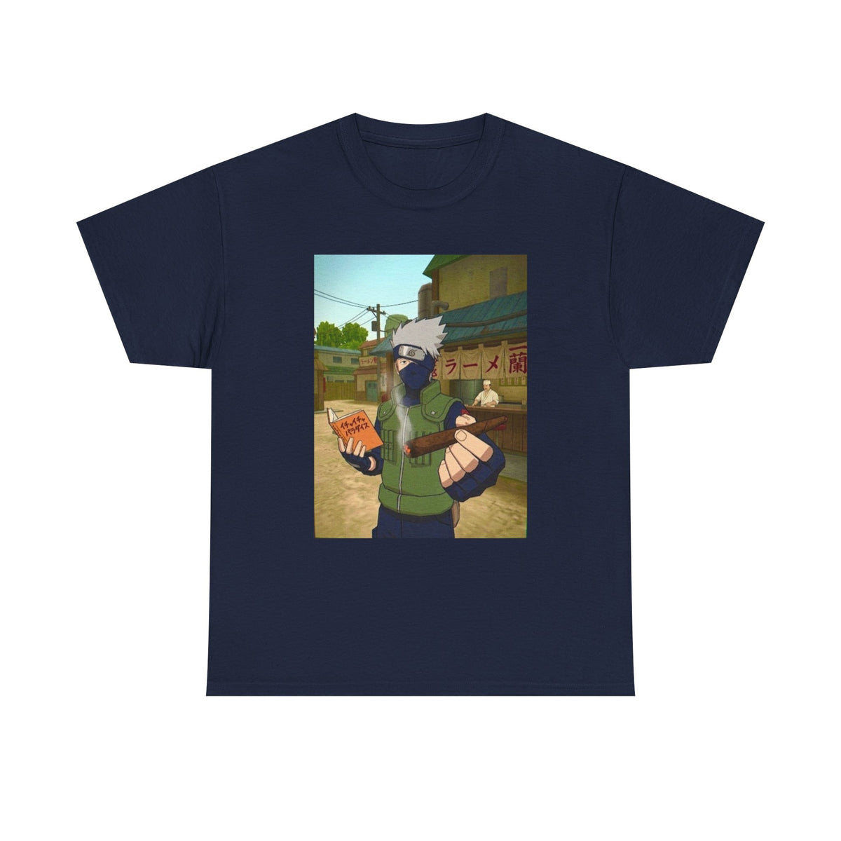 Kakashi Reading And Chilling Tee