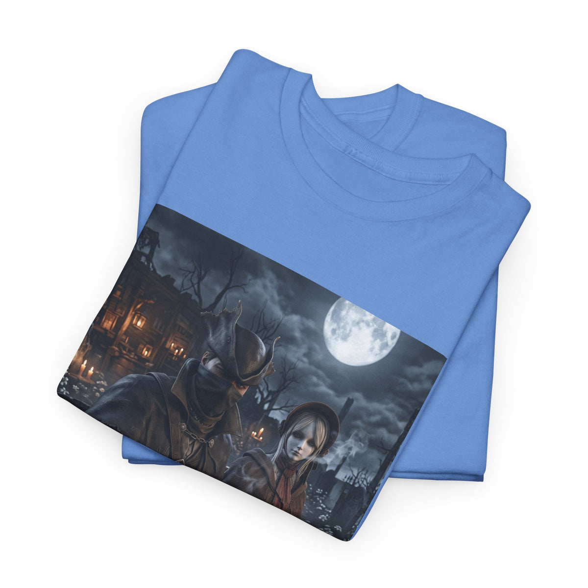 Hunters Smoking Under Moonlight
