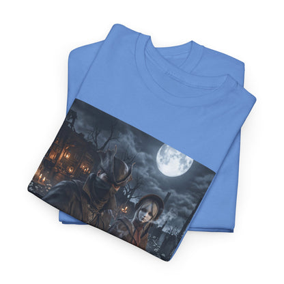 Hunters Smoking Under Moonlight