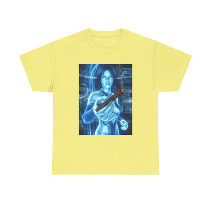 Holographic Babe Passing The Blunt Tee