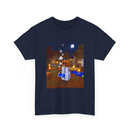 Pumpkin Snow Golem Hitting The Bong Tee
