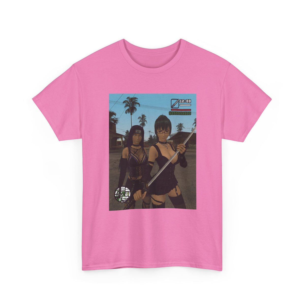 GTA-Inspired Girls With Katanas Tee