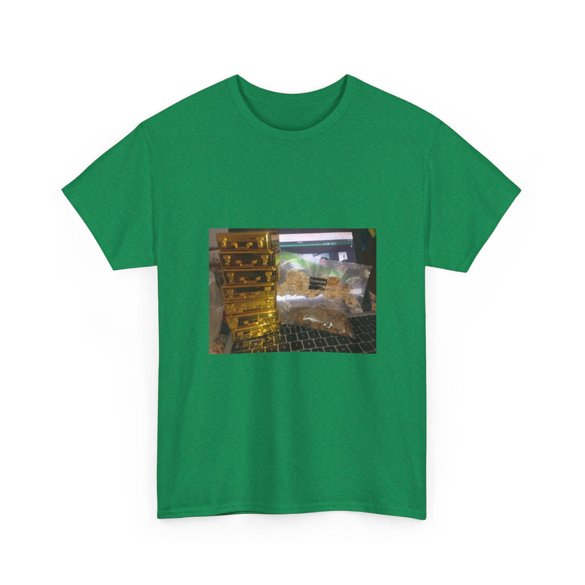 Gold Briefcase Stash Tee