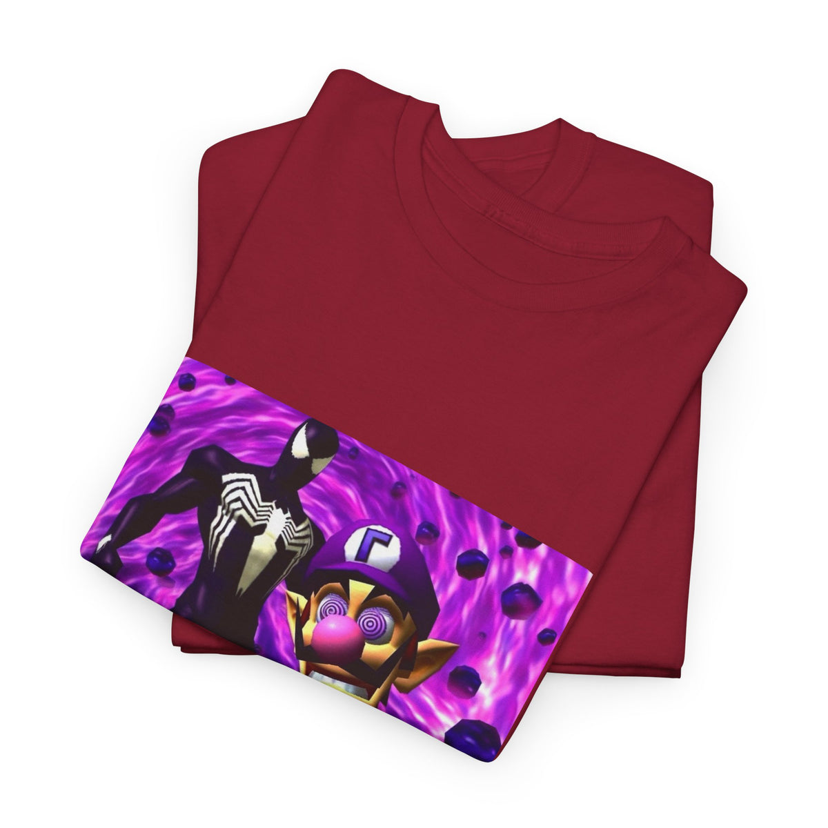 Waluigi and Venom-Suit Spidey in Leanverse