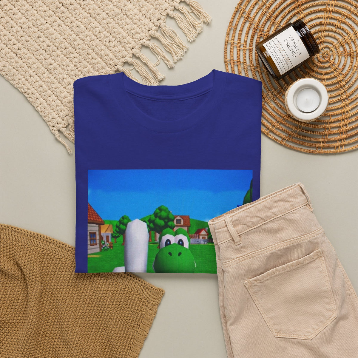 Yoshi Giving The Finger Tee (Design 2)