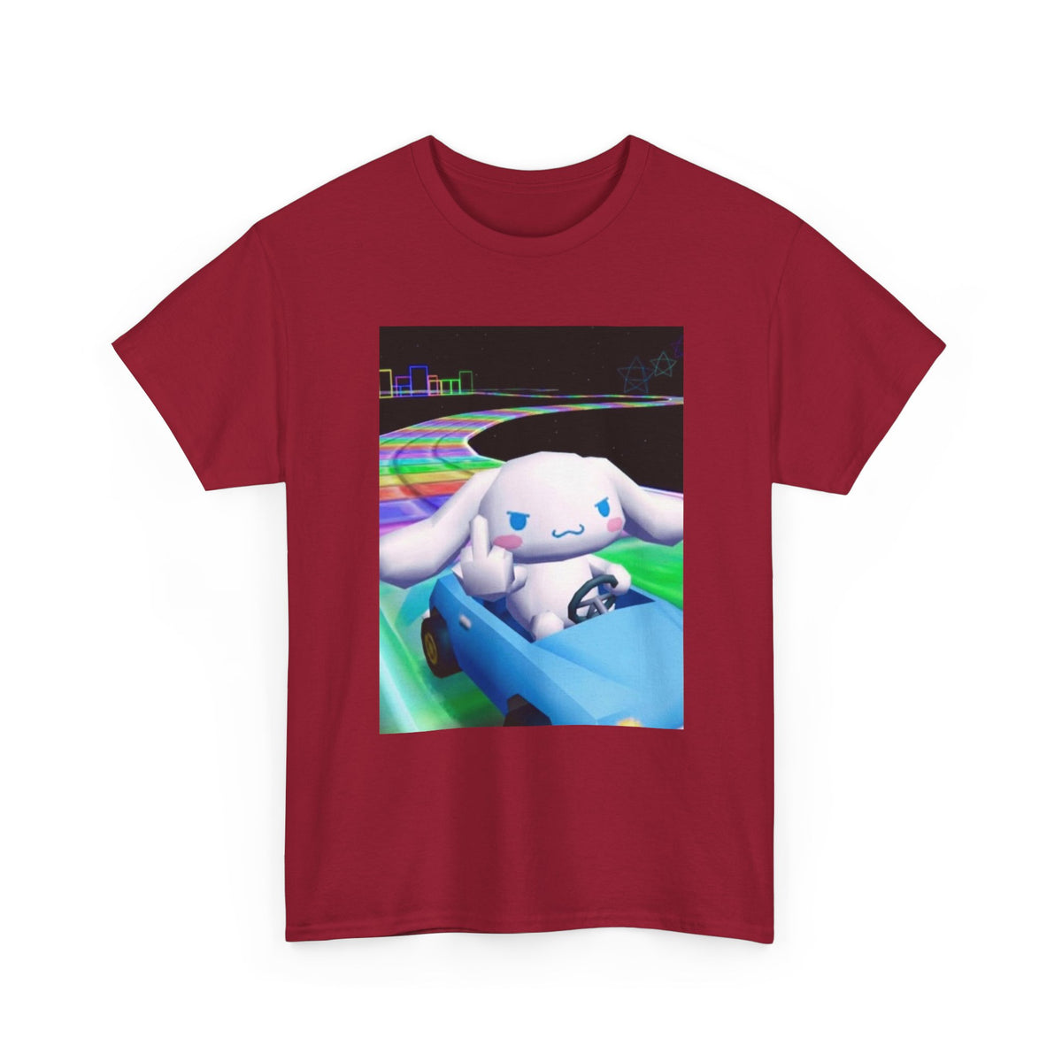 Cinnamoroll Kart Race Middle Finger Tee