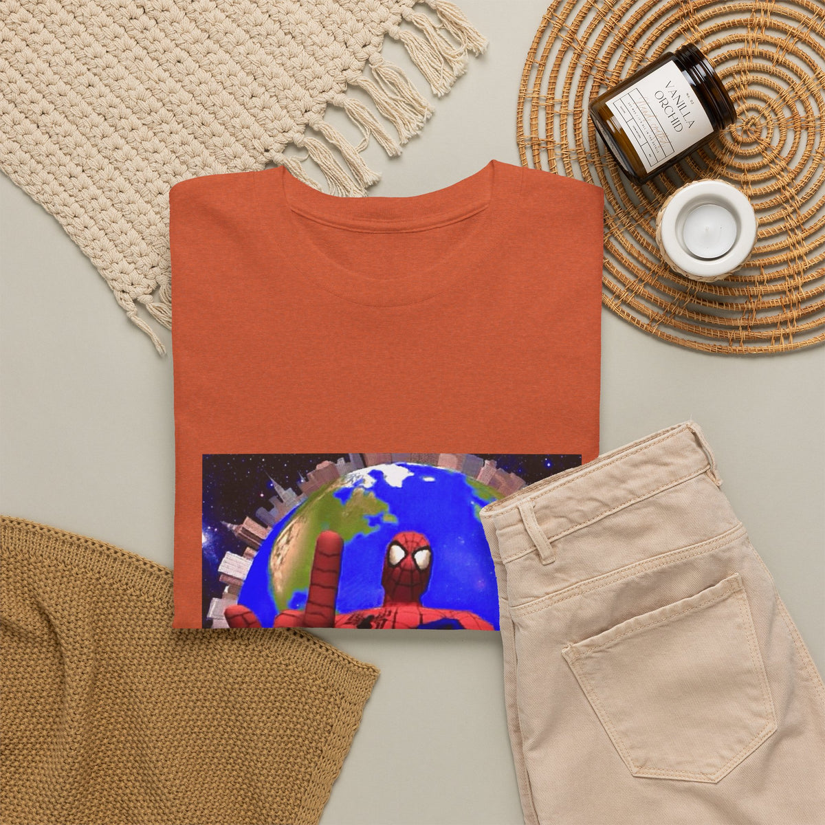 Spider-Man Flipping Off The World Tee