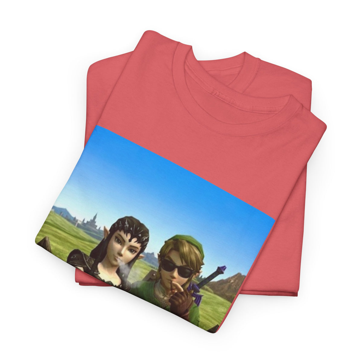 Link And Midna Smoking Blunts Tee