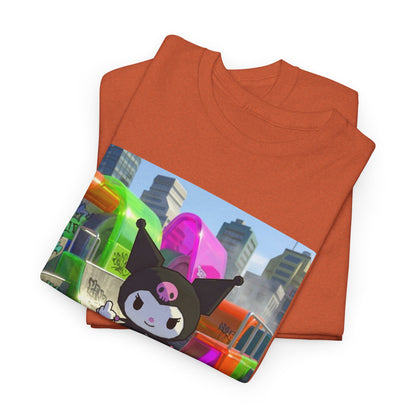 Skater Kuromi Giving The Finger Tee