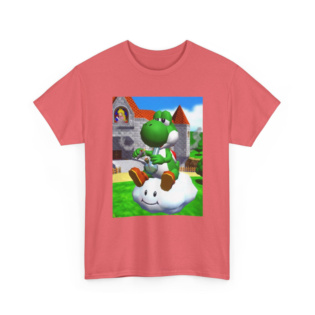 Yoshi Hitting The Bong On Cloud Tee
