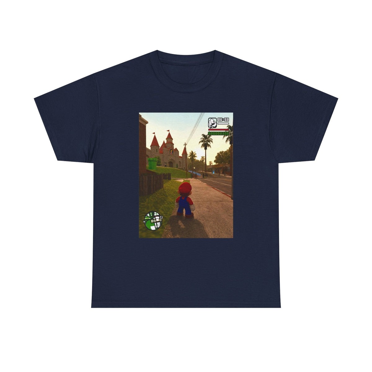 Mario In San Andreas Tee (Design 6)