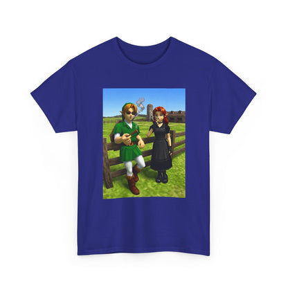 Link And Malon Smoking On The Farm Tee