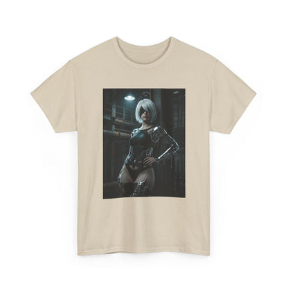 Android In Melted Chrome Cyberpunk Tee