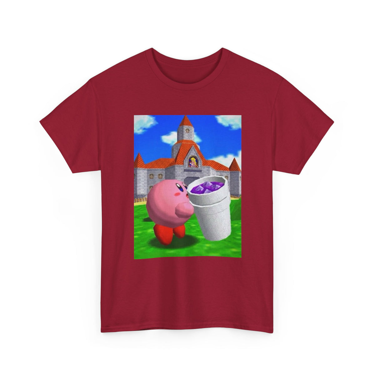 Kirby Sipping Lean At Mushroom Kingdom