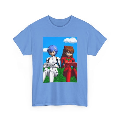 Rei And Asuka Gaming On PSPs Tee