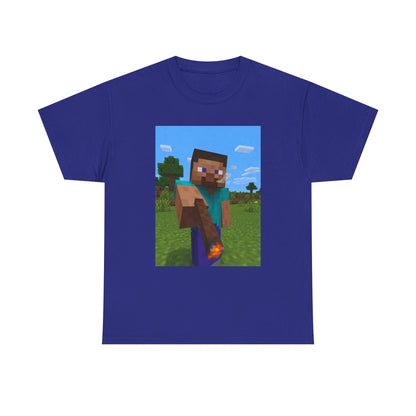 Steve Offering A Lit Blunt Tee