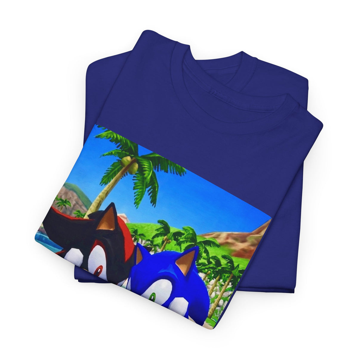 Sonic And Shadow Flipping The Bird Tee
