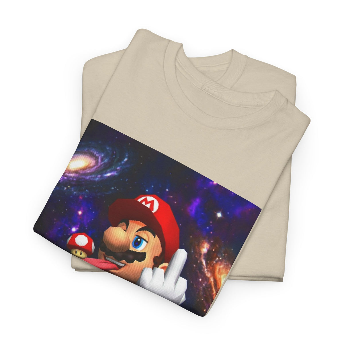 Mushroom-Tripping Plumber Gives The Finger Tee