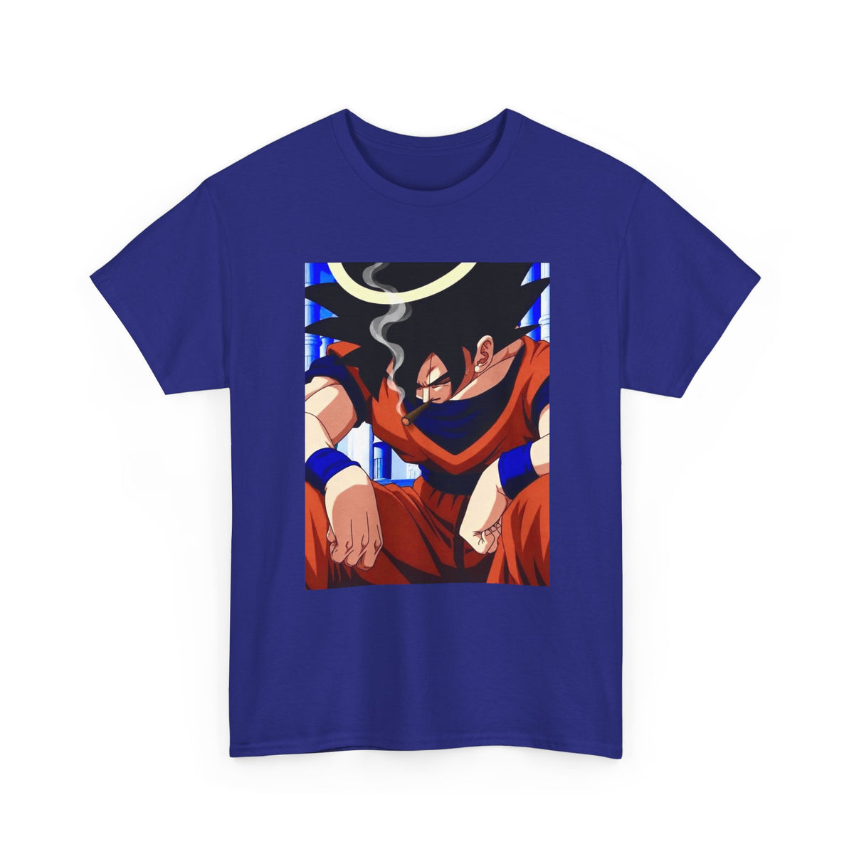 Goku Chilling With A Halo Blazin' Tee
