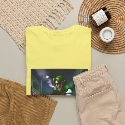 Skater Link Smoking In Dark Alley Tee
