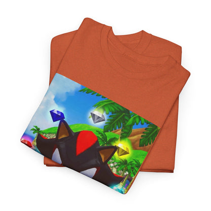 Shadow The Hedgehog Flipping The Bird Tee