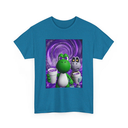 Yoshi And Dry Bones Sippin' Purple