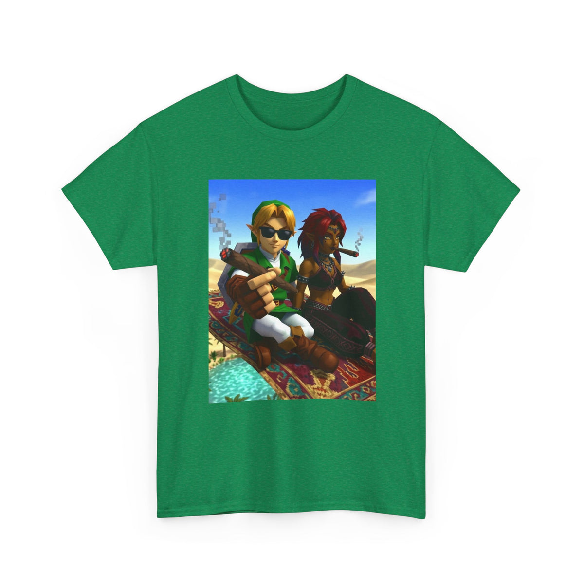 Link and Urbosa Hotbox Magic Carpet Tee