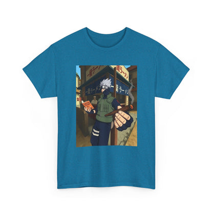Kakashi Relaxing With Blunt And Book Tee