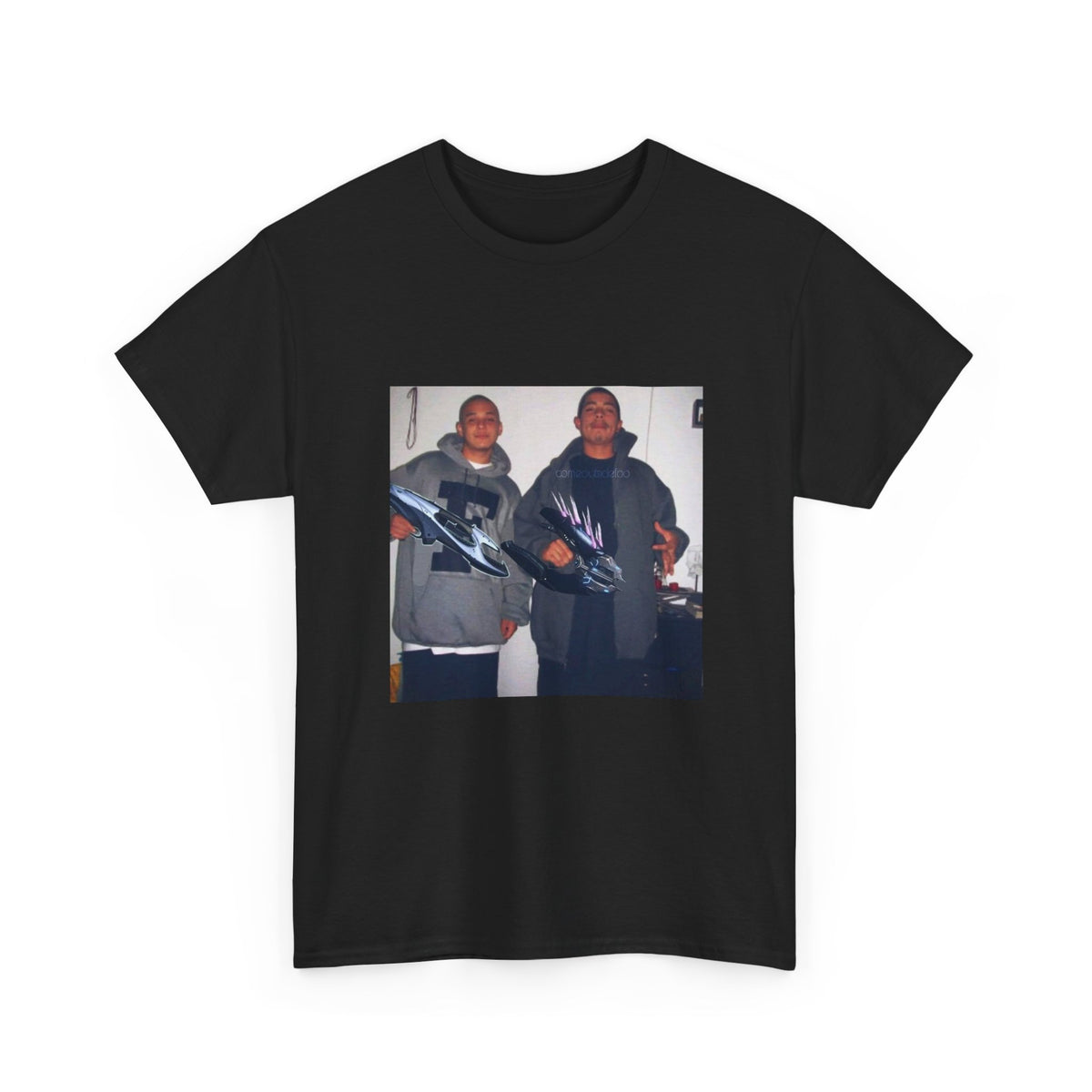 Midnight Leaf Pulse Graphic Tee