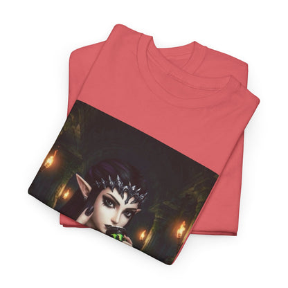 Edgy Elf Queen Flips You Off Tee