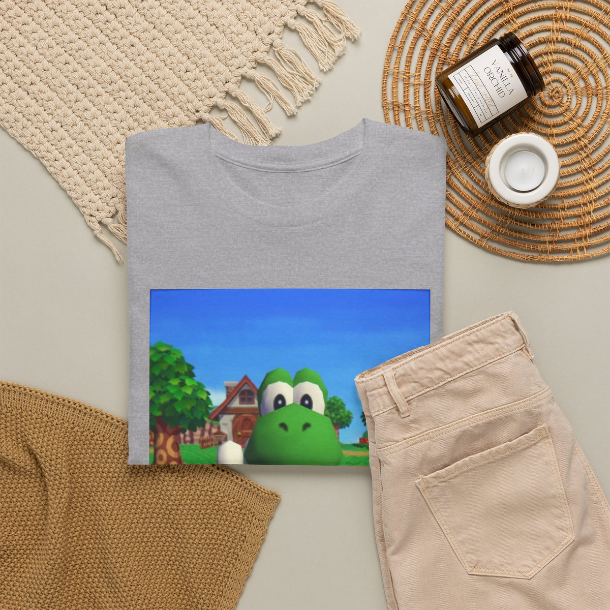 Yoshi Giving The Finger On A Tee