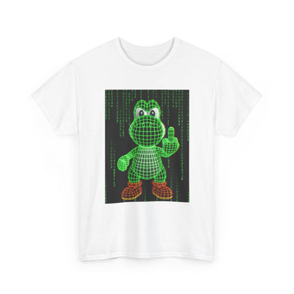 Matrix Yoshi Flipping The Bird Tee